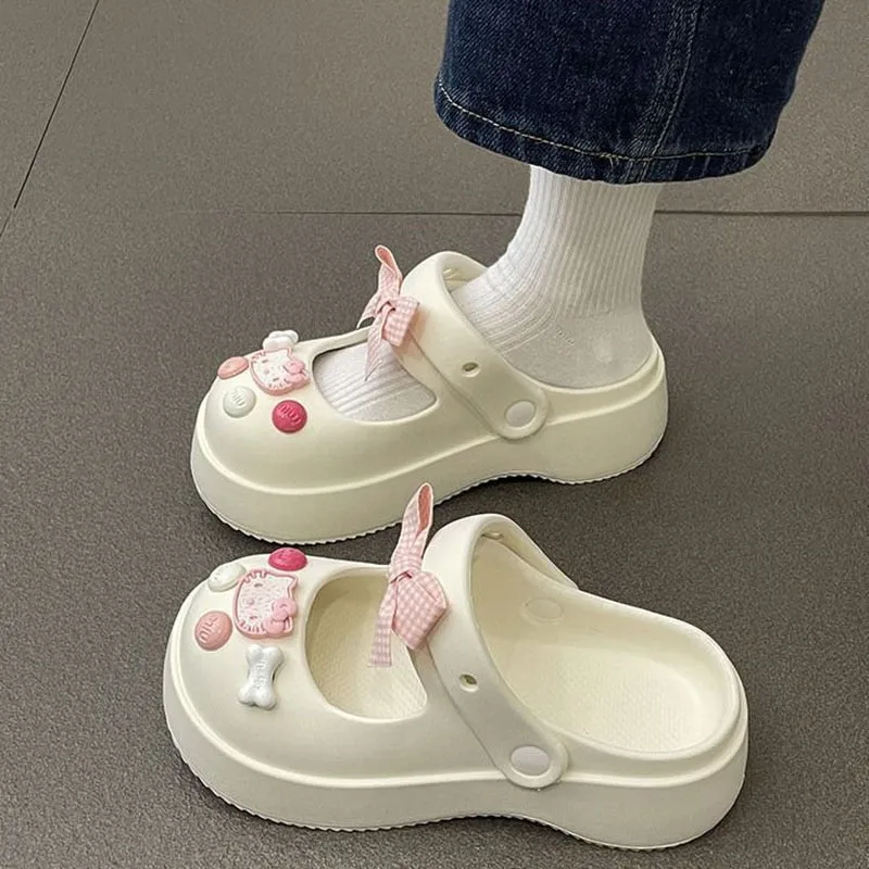 Hello Kitty Mary Jane Slipper Shoes