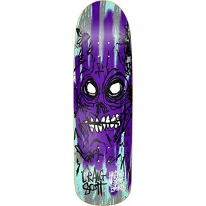 Heroin 9.0" x 32.25" Craig Questions Savages Shaped Skateboard Deck