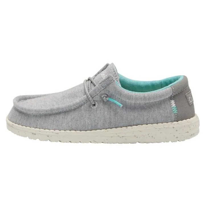 Hey Dude Youth Wally Stretch Grey