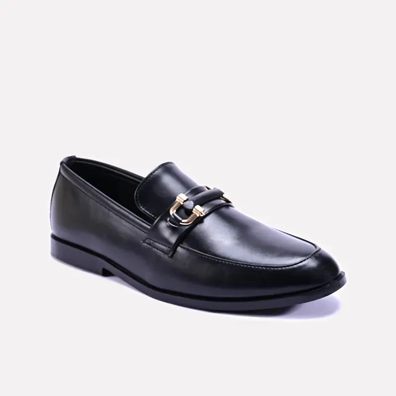 Jorvik Black Horsebit Formal Loafers 0111205