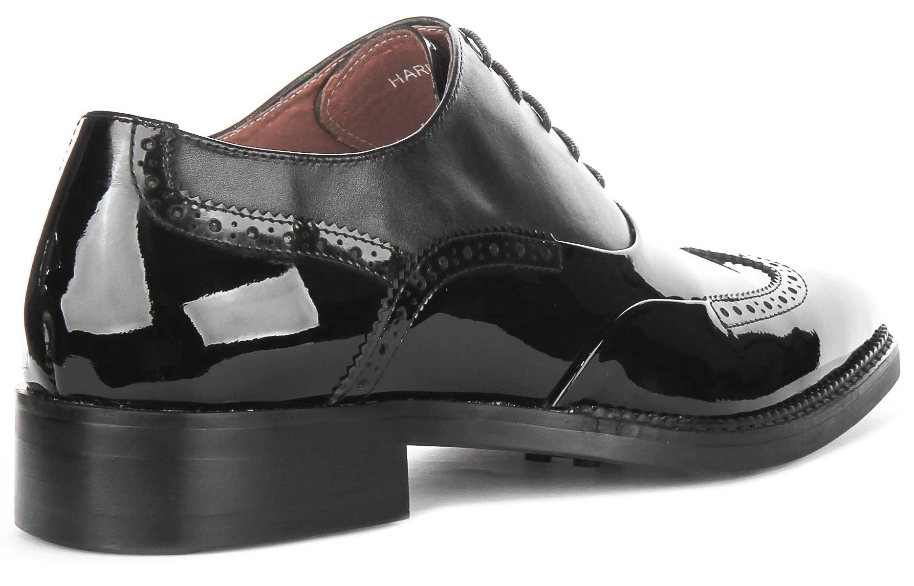 Justinreess England Harry In Black Patent For Men