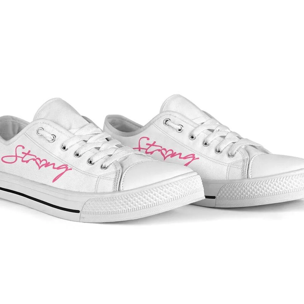 Kindergarten Strong Pink White Shoes, Teacher Shoes, Low Top Sneakers