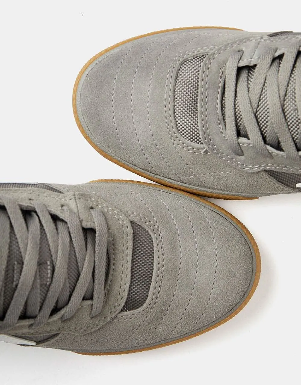 Lakai Cambridge Skate Shoes - Light Grey/Gum Suede