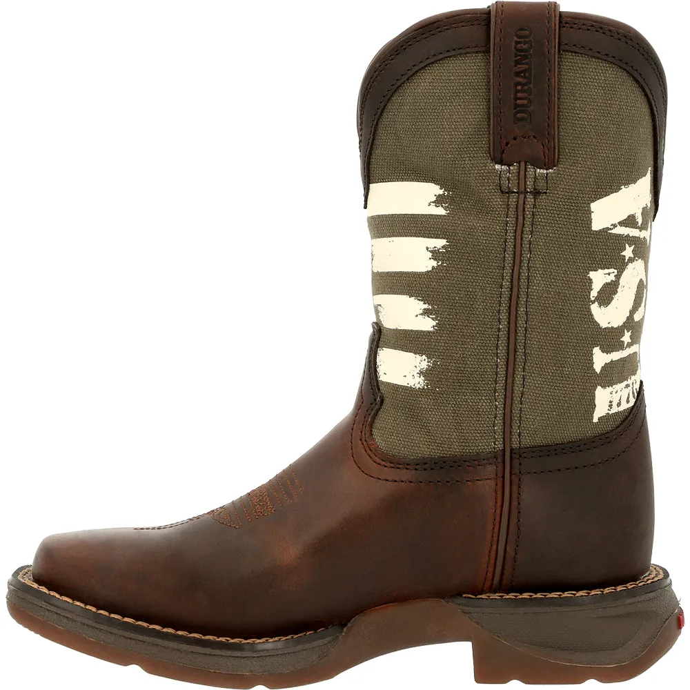 Lil' Rebel Army Square Toe Cowboy Boots (Little Kid-Big Kid)