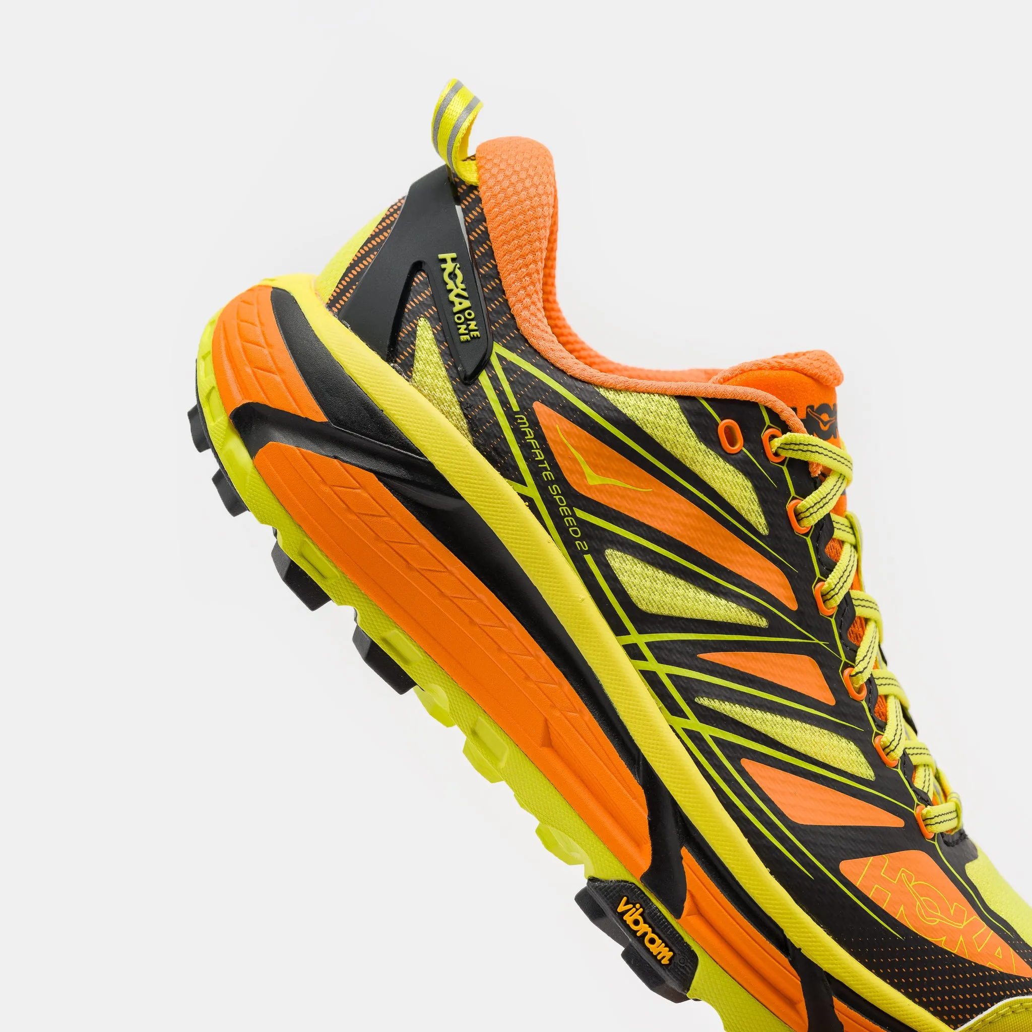 Mafate Speed 2 Sneaker in Electric Tangerine/Hoka Citrus