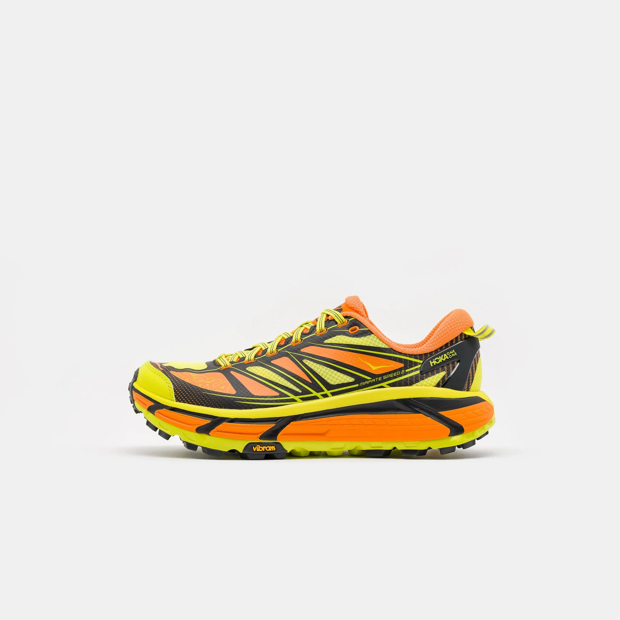 Mafate Speed 2 Sneaker in Electric Tangerine/Hoka Citrus