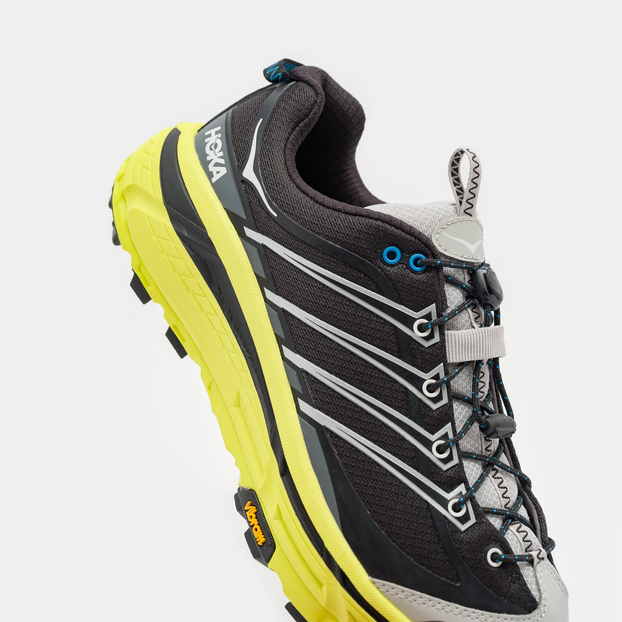 Mafate Three2 Sneaker in Black/Hoka Citrus