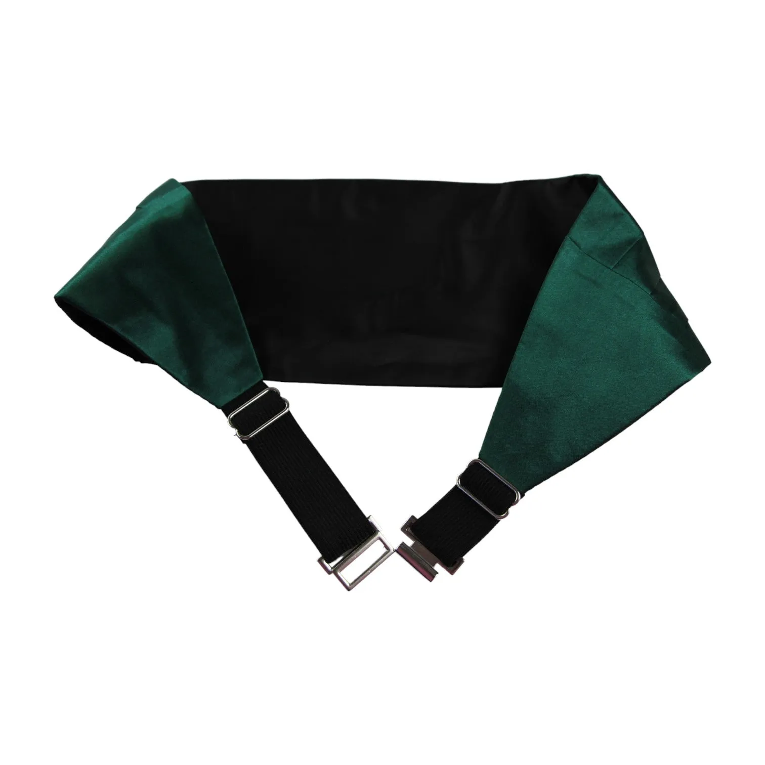 Mens Bottle Green Adjustable Cummerbund