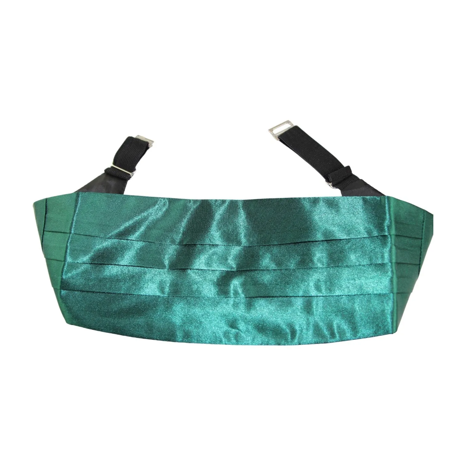 Mens Bottle Green Adjustable Cummerbund