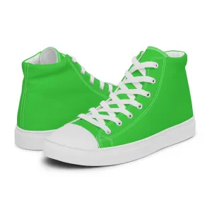 Men’s Lime Green High Top Shoes