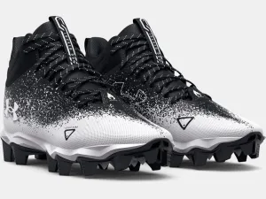 Men's UA Spotlight Franchise RM 2.0 Wide Football Cleat - Black/White