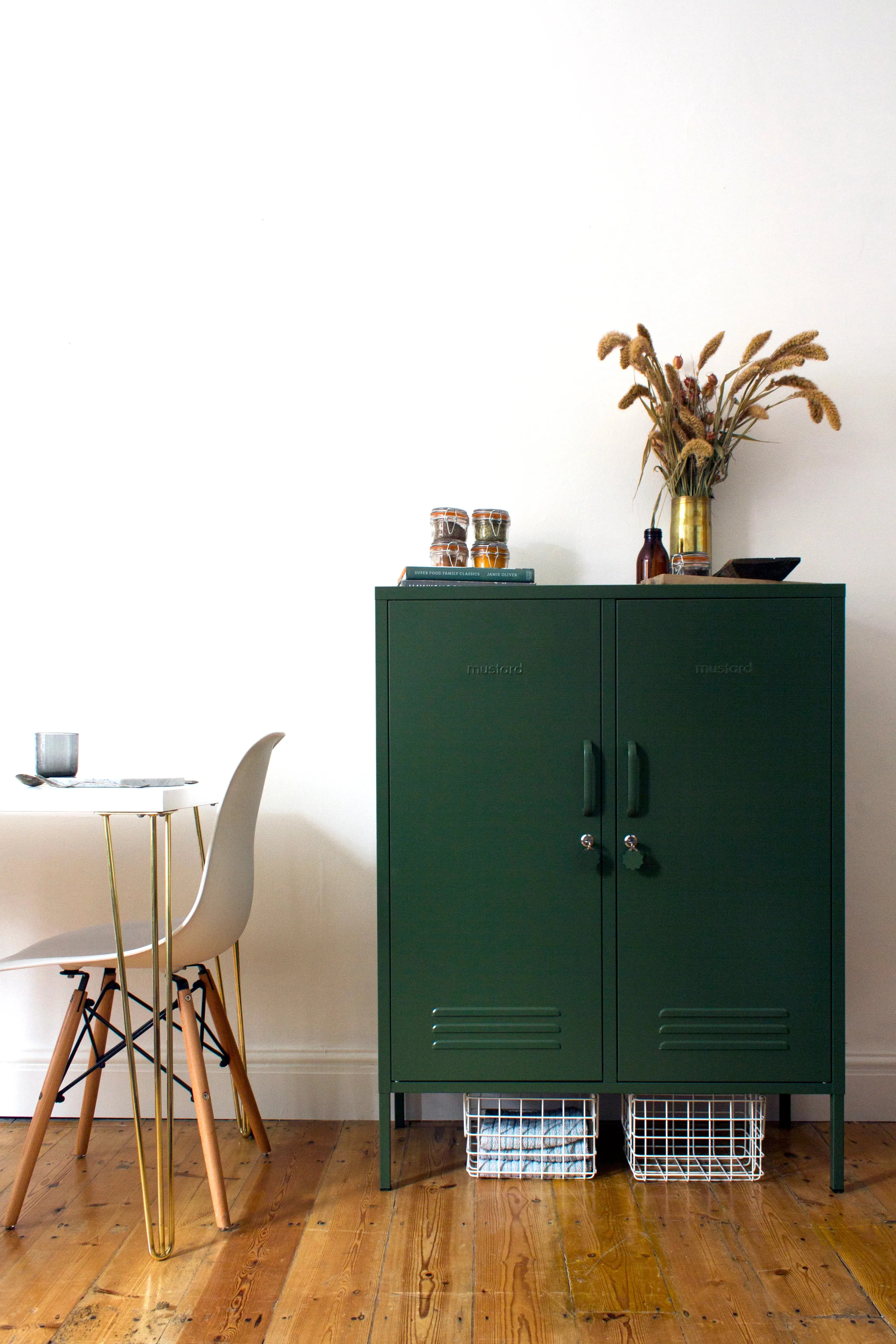 MUSTARD MADE LOCKER | The Midi | Olive