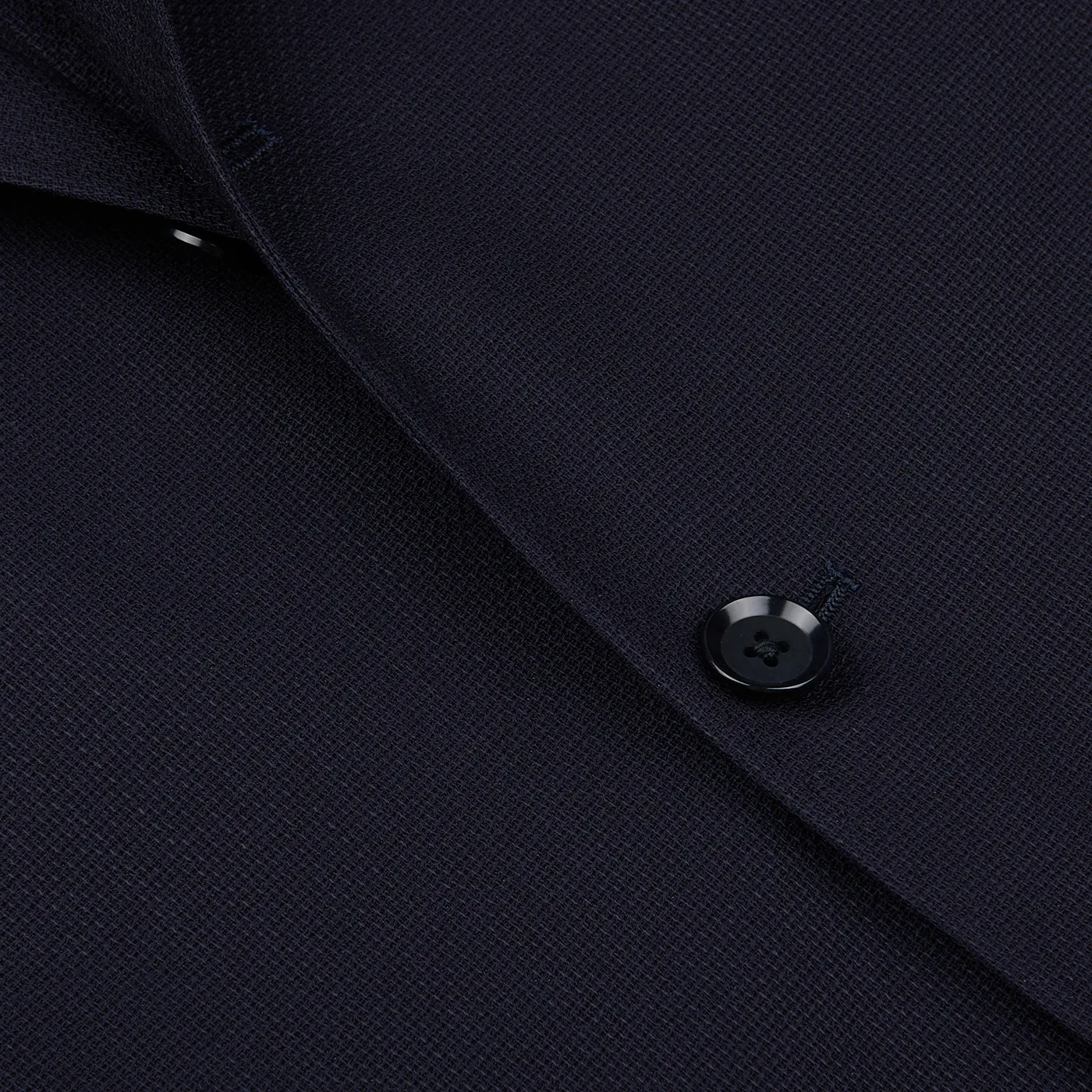 Navy Blue Wool Balloon Travel Blazer