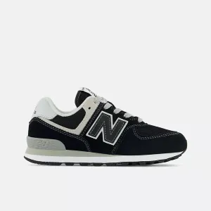 New Balance Black/White 574 Core Children’s Sneaker