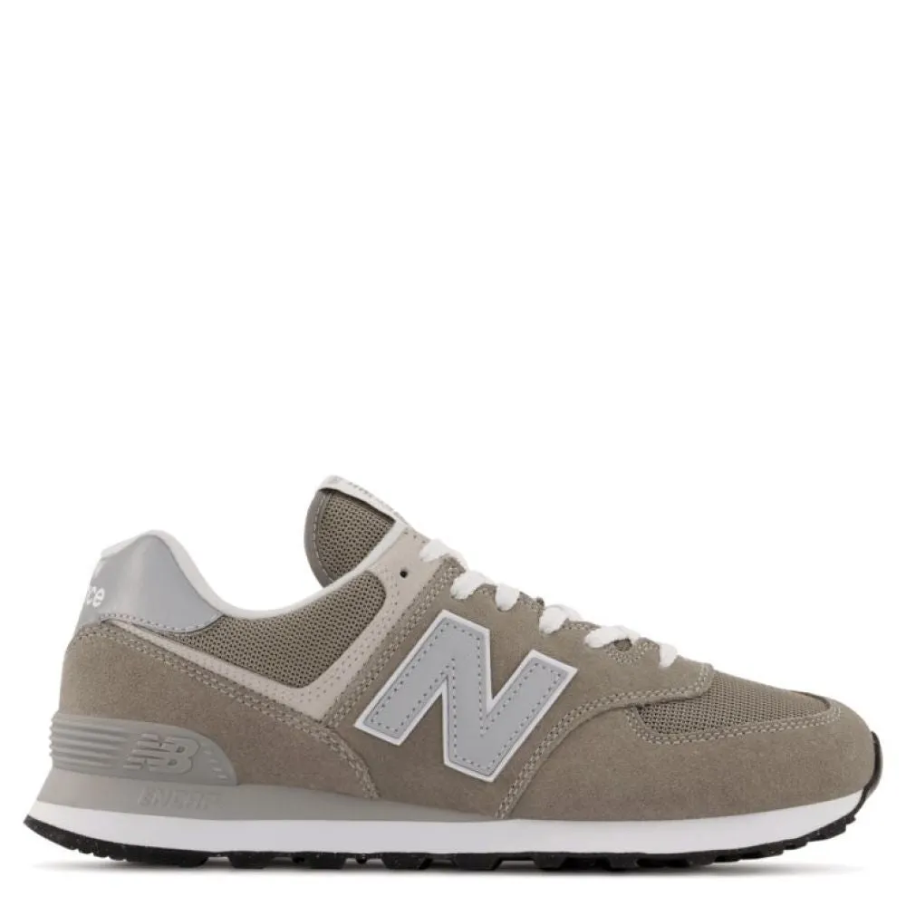 New Balance Men's 574v3 in Grey with White