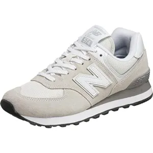 New Balance Women's 574 Core Sneaker, Nimbus Cloud/White, 6