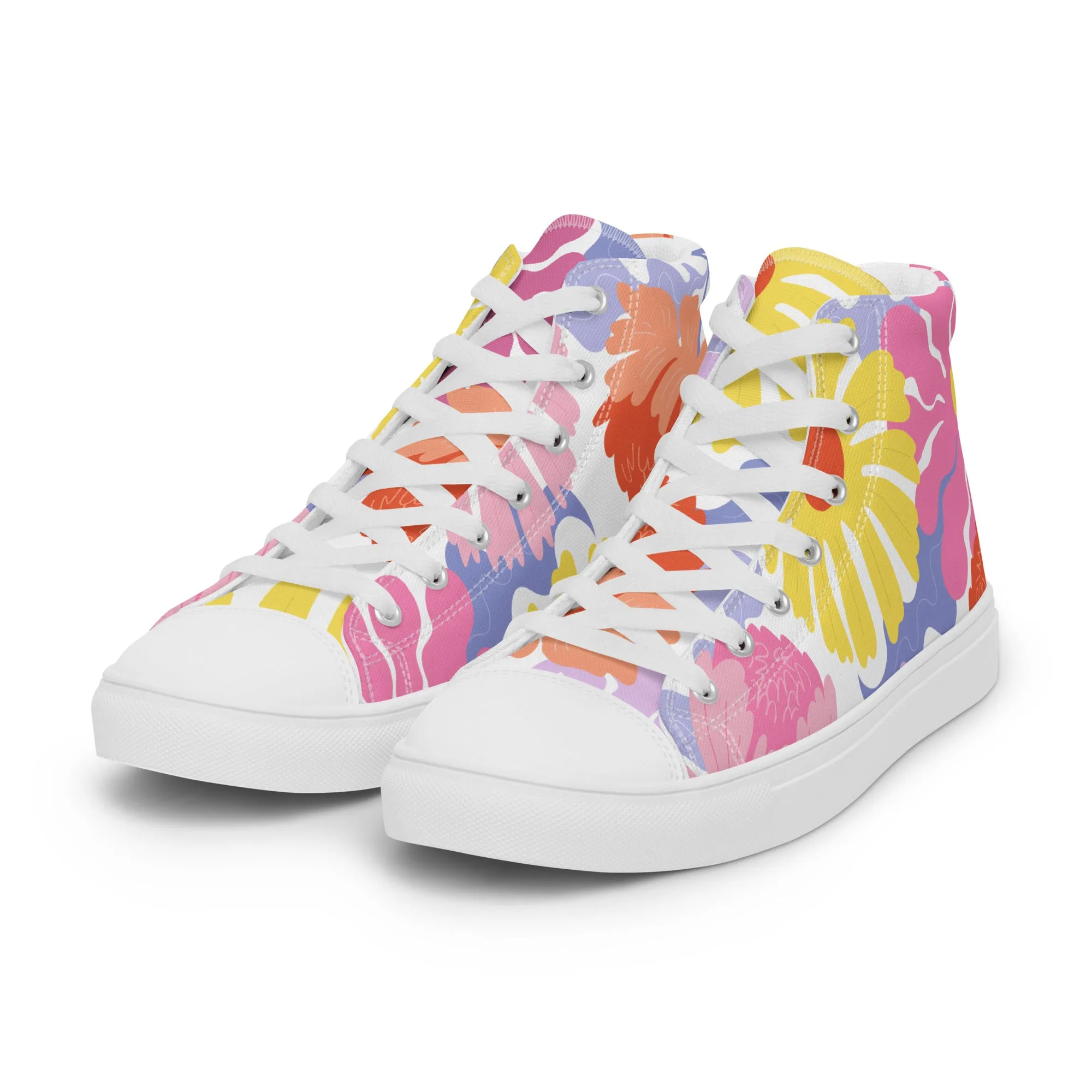 Nightbirde Floral Men’s High Tops