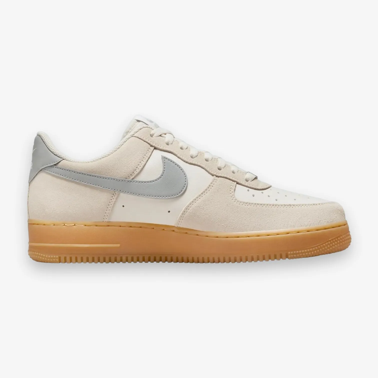 NIKE AIR FORCE 1 '07 LV8 PHANTOM/LT SMOKE GREY-GUM YELLOW FQ8714-002