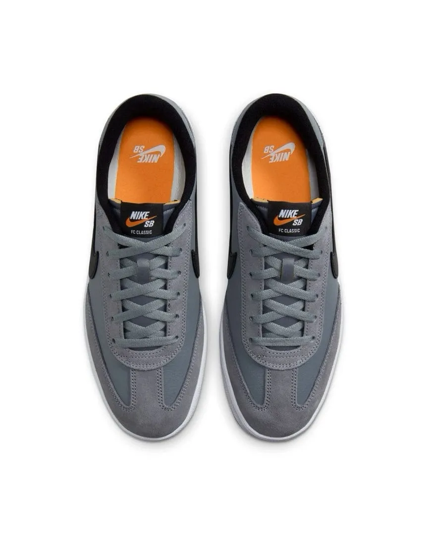 Nike SB FC Classic - Cool Grey / Black - White - Vivid Orange