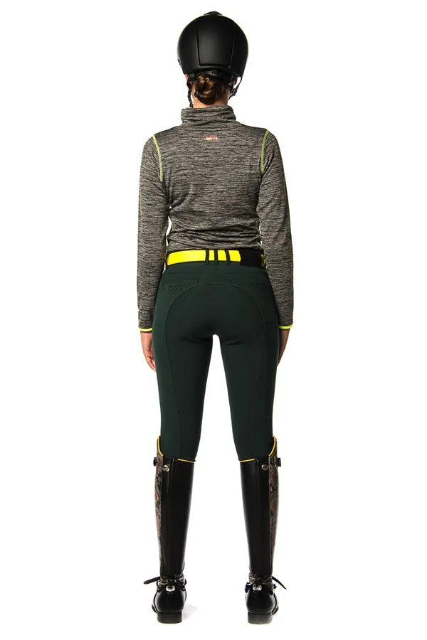 Onira Silicone Grip Seat Breeches (Green Woods)