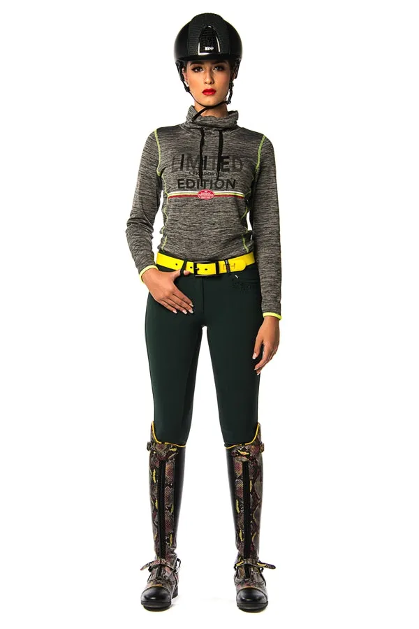 Onira Silicone Grip Seat Breeches (Green Woods)