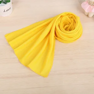 Outdoor Sports Portable Cold Feeling Prevent Heatstroke Ice Towel, Size: 30*80cm(Yellow)