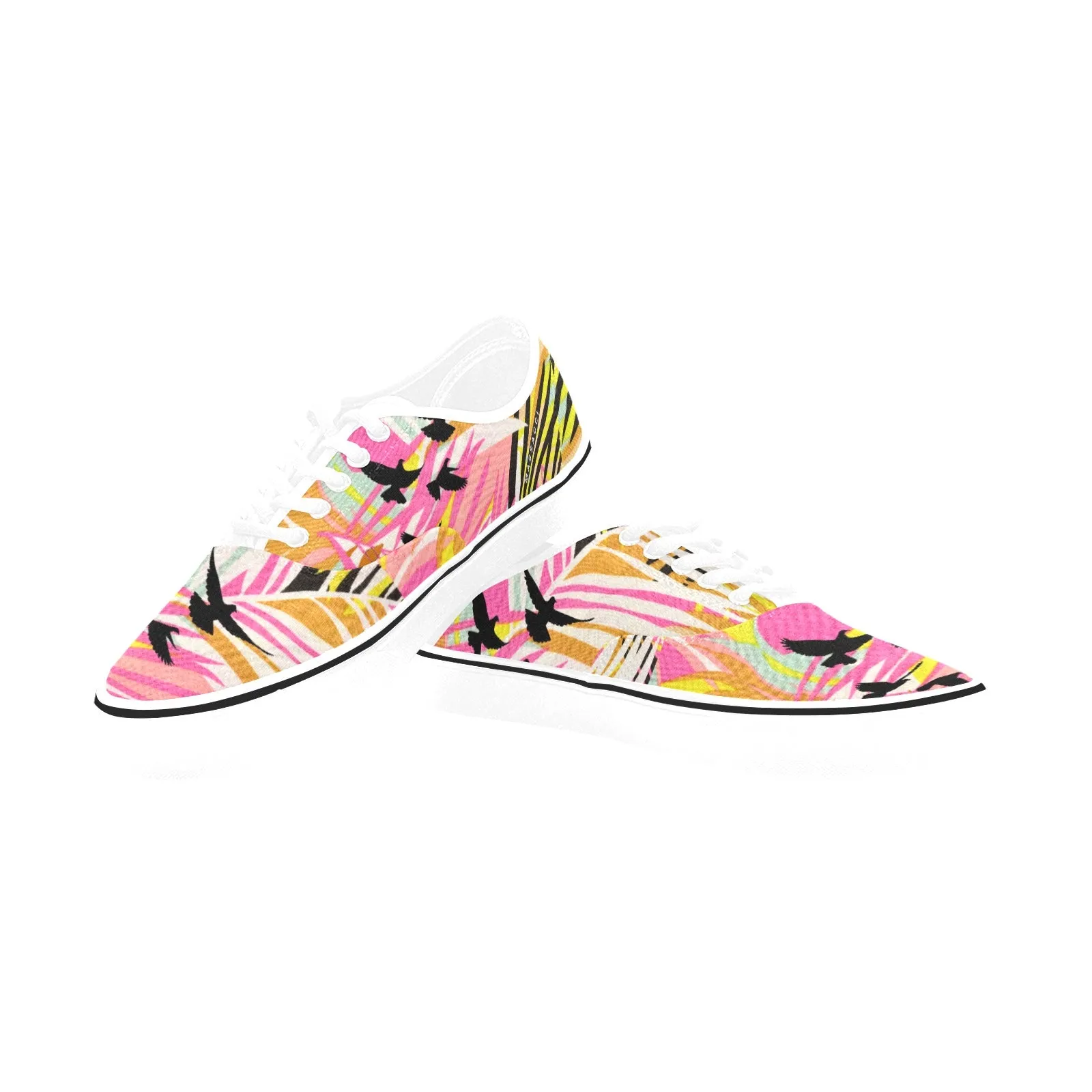 Palm Sunday, Women's Classic Canvas Low Top Sneakers