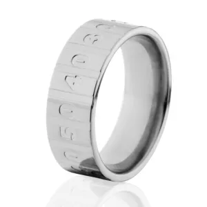 Premium Football Ring - Men's Titanium Wedding Band