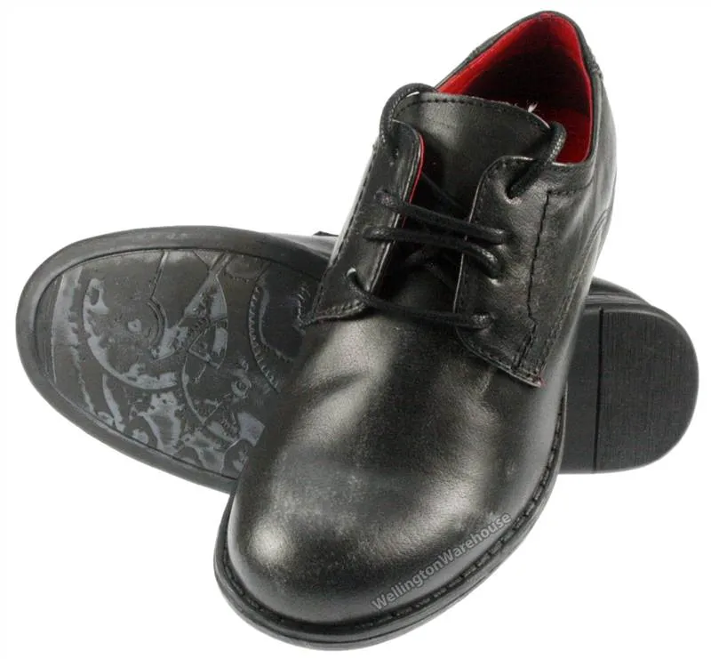 Red Tape Crick Wooler Leather Round Toe Laceup Boys Shoes