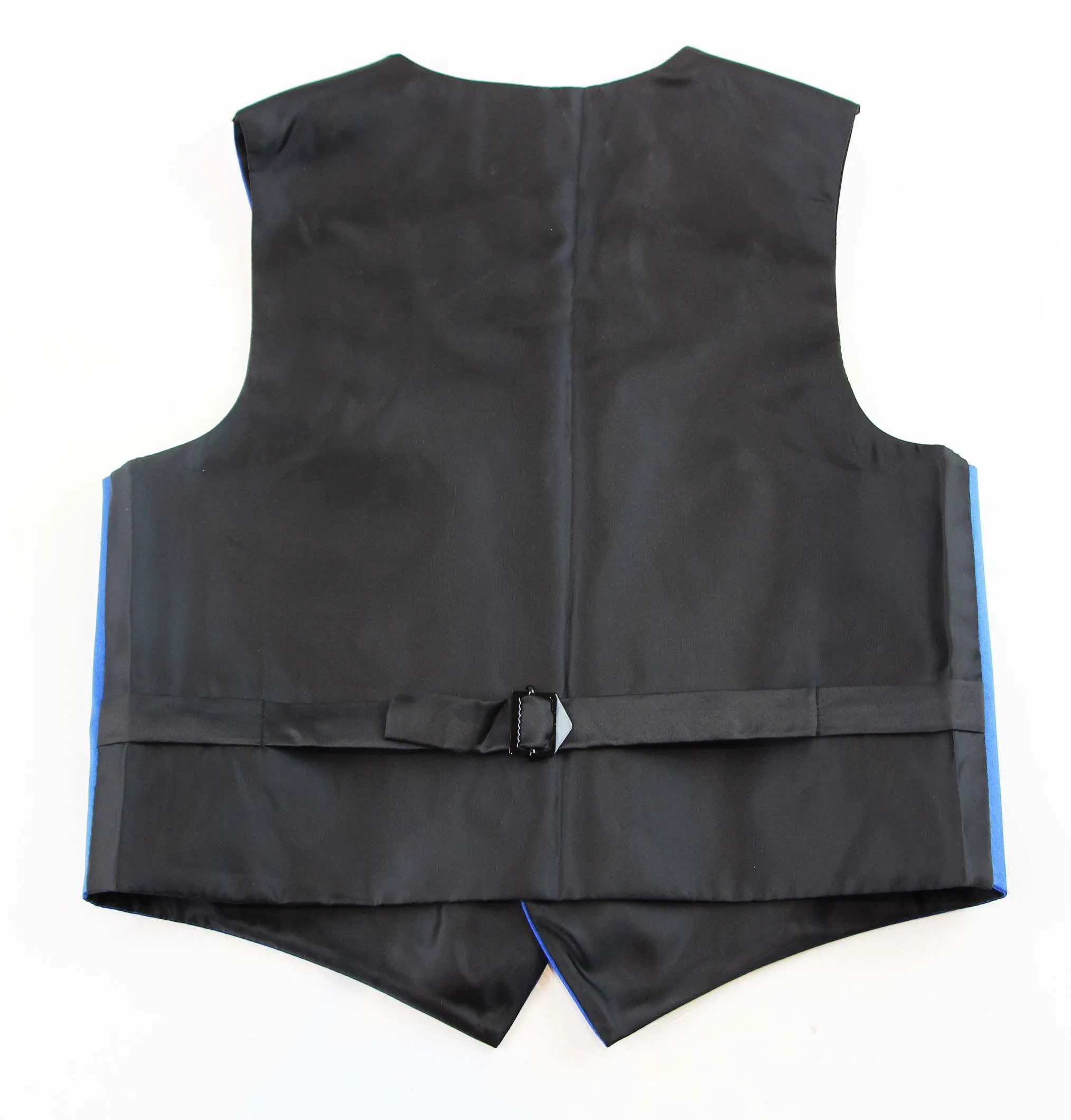 Royal Blue Boys Junior Vest Adjustable Waistcoat