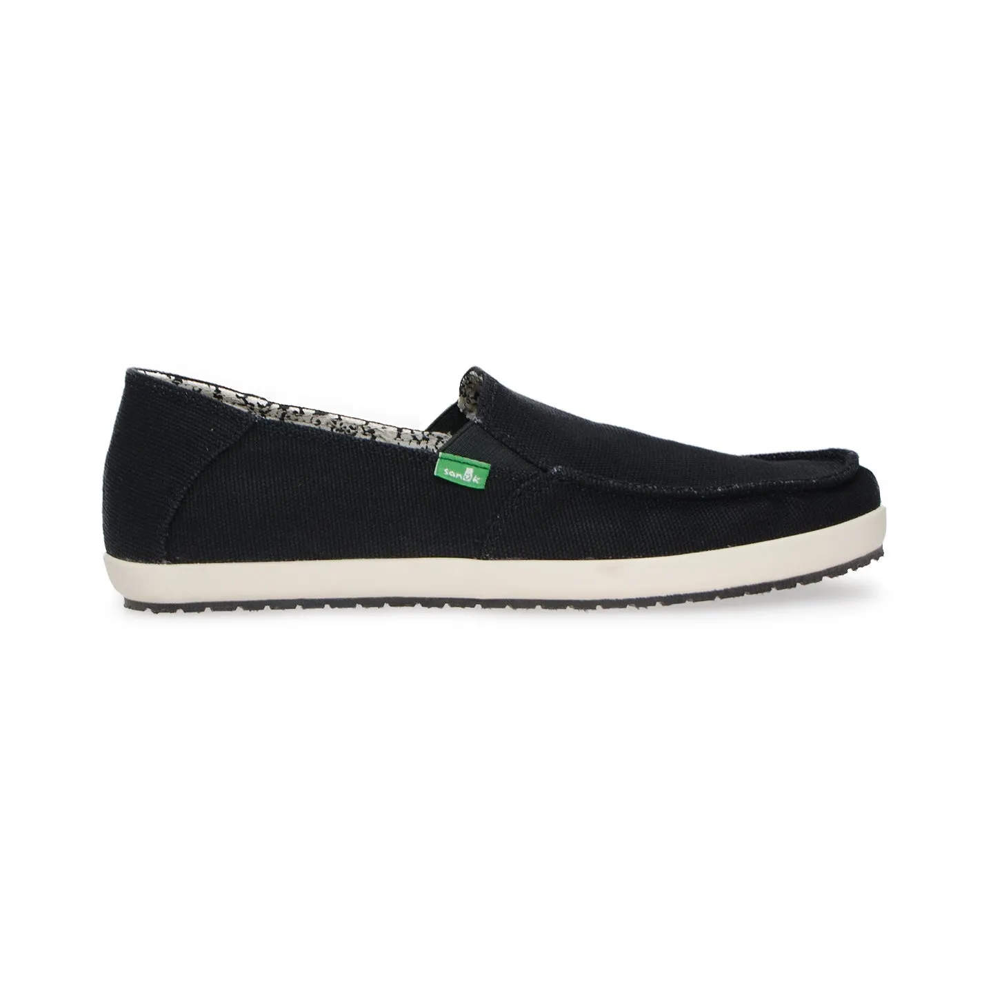 Sanuk Commodore Black Shoes - Men's