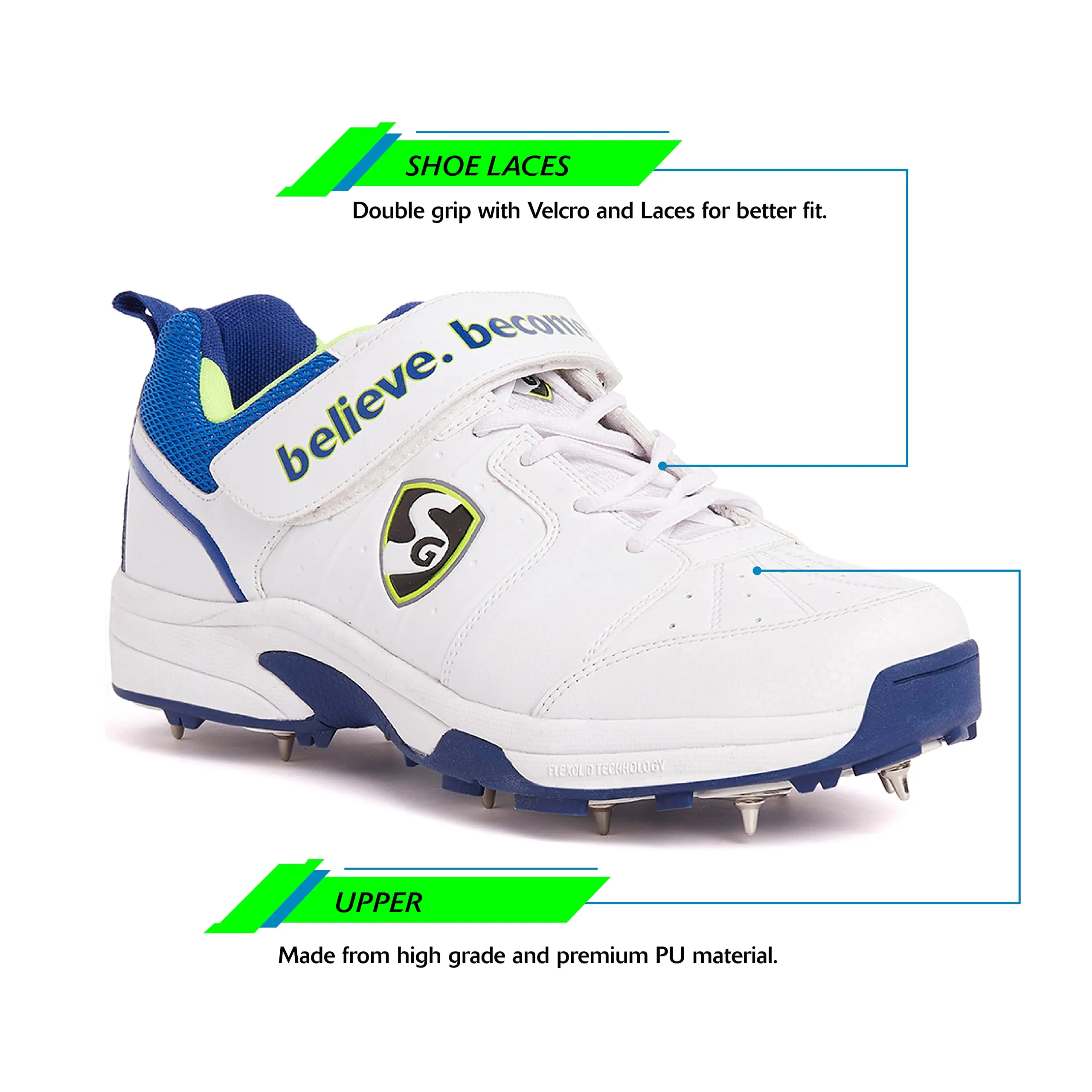 Shoe Sierra 2 0 White/Lime/Royal Blue