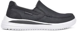 Skechers Proven Suttner Canvas Slip On Mens Walking Shoes - Black