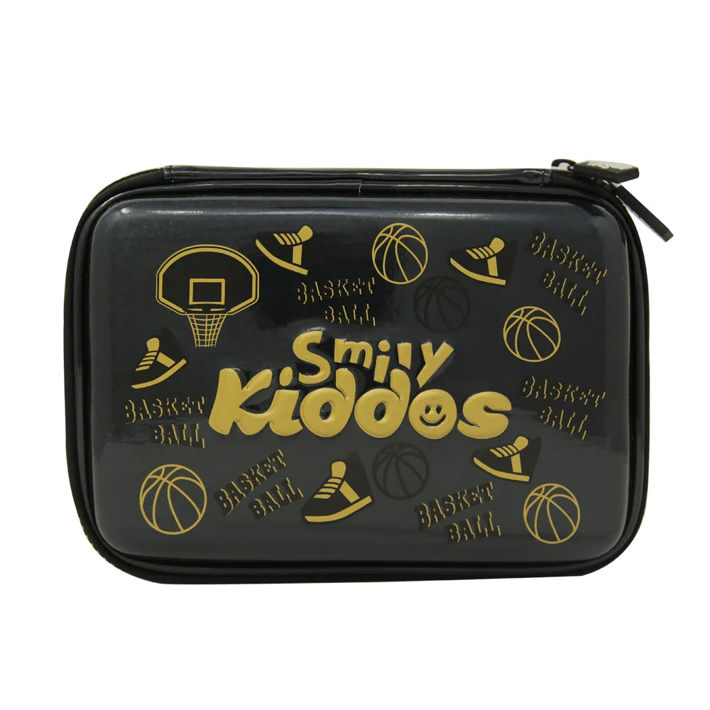 Smily Kiddos Bling Basket Ball Pencil Case Black