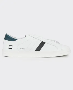 Sneakers DATE Hill Low Vintage Calf White - Green