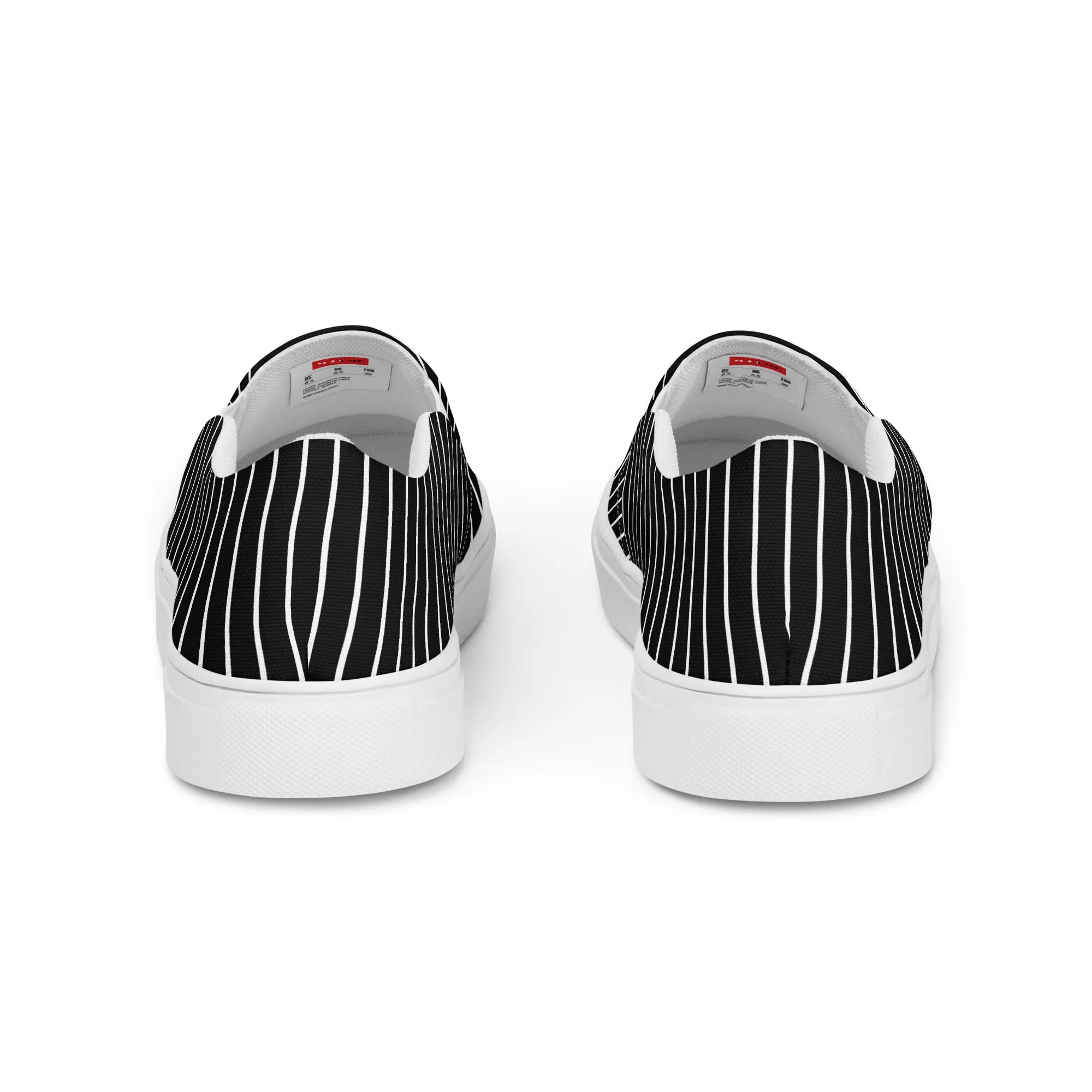 Striped Women’s slip-on canvas shoes