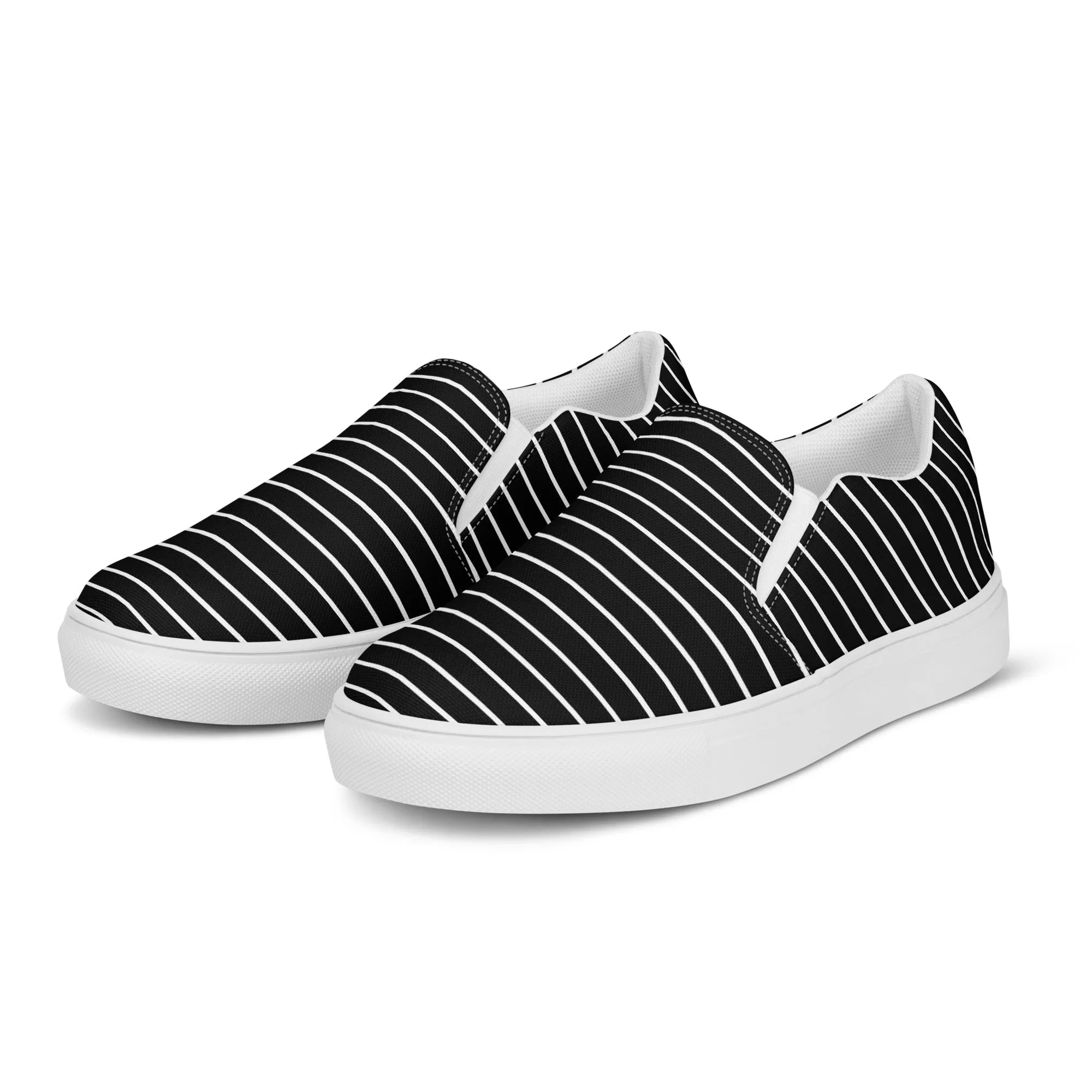 Striped Women’s slip-on canvas shoes