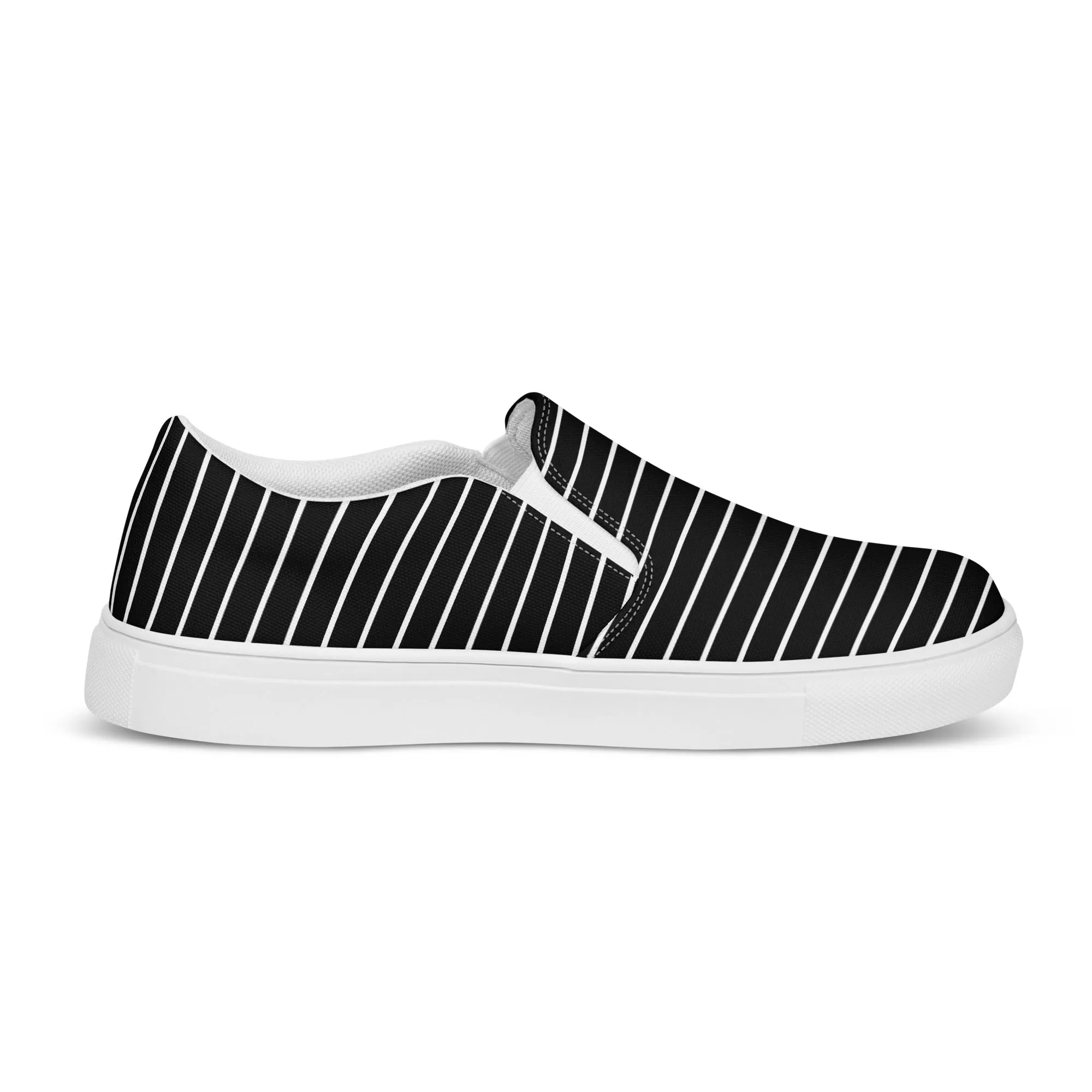 Striped Women’s slip-on canvas shoes