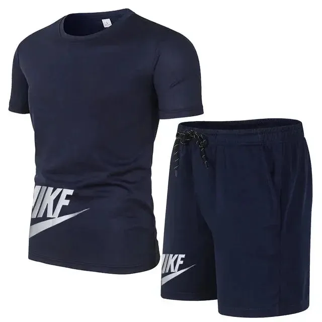 Summer Men's Sports Shorts Set  Breathable Quick-Drying Basketball Outfit