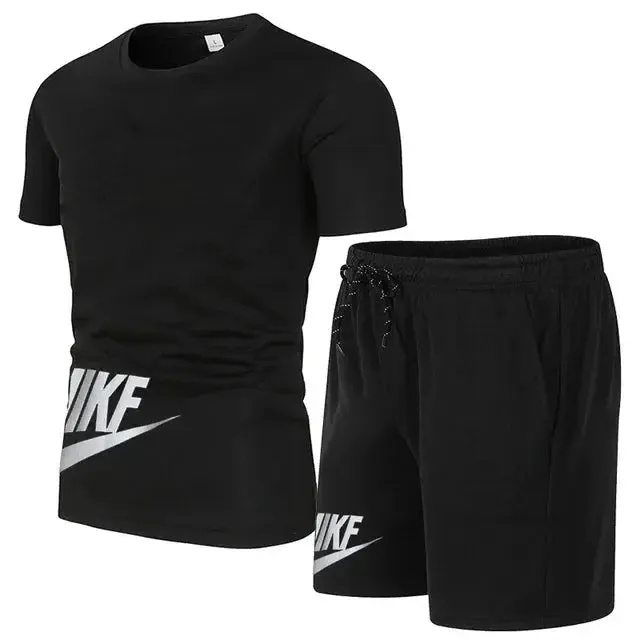 Summer Men's Sports Shorts Set  Breathable Quick-Drying Basketball Outfit