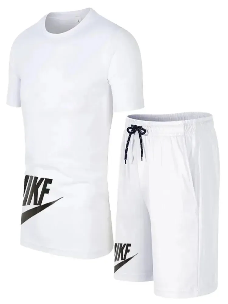 Summer Men's Sports Shorts Set  Breathable Quick-Drying Basketball Outfit