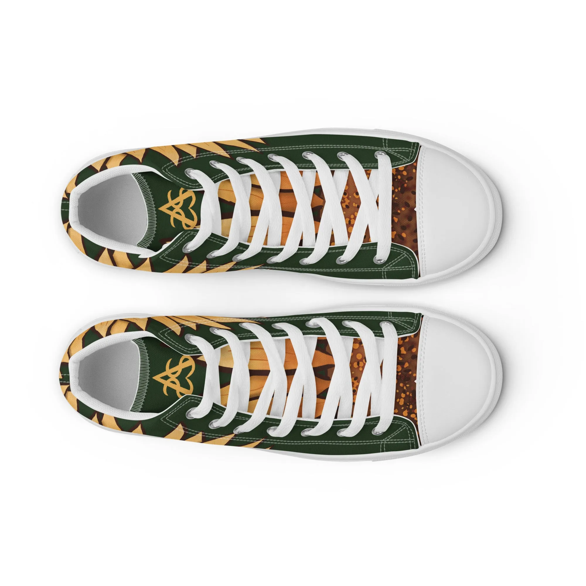 Sunflower Lover High Top Canvas Shoes (Fem Sizing)