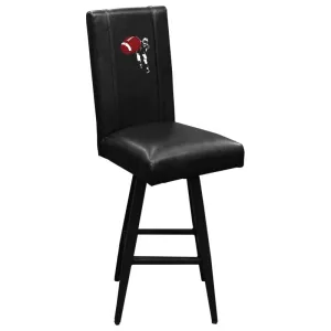 Swivel Bar Stool 2000 with Football Quarterback Throw Logo Panel