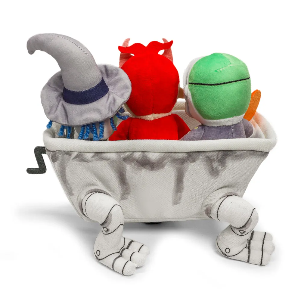 The Nightmare Before Christmas Lock, Shock & Barrel in Bathtub 9” Interactive Plush