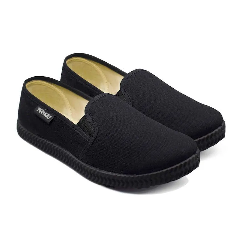 Tomcat Slip On Canvas Shoes - Black