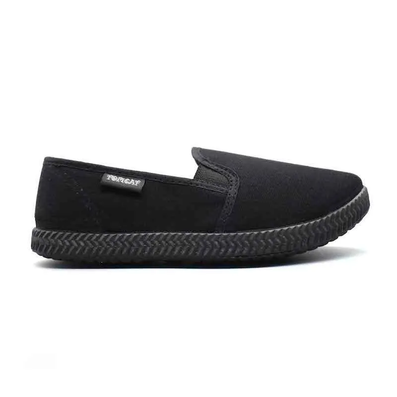 Tomcat Slip On Canvas Shoes - Black