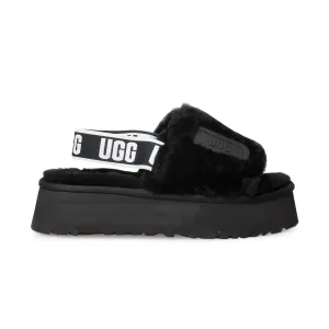 UGG Disco Slide Black Shoes - Women's