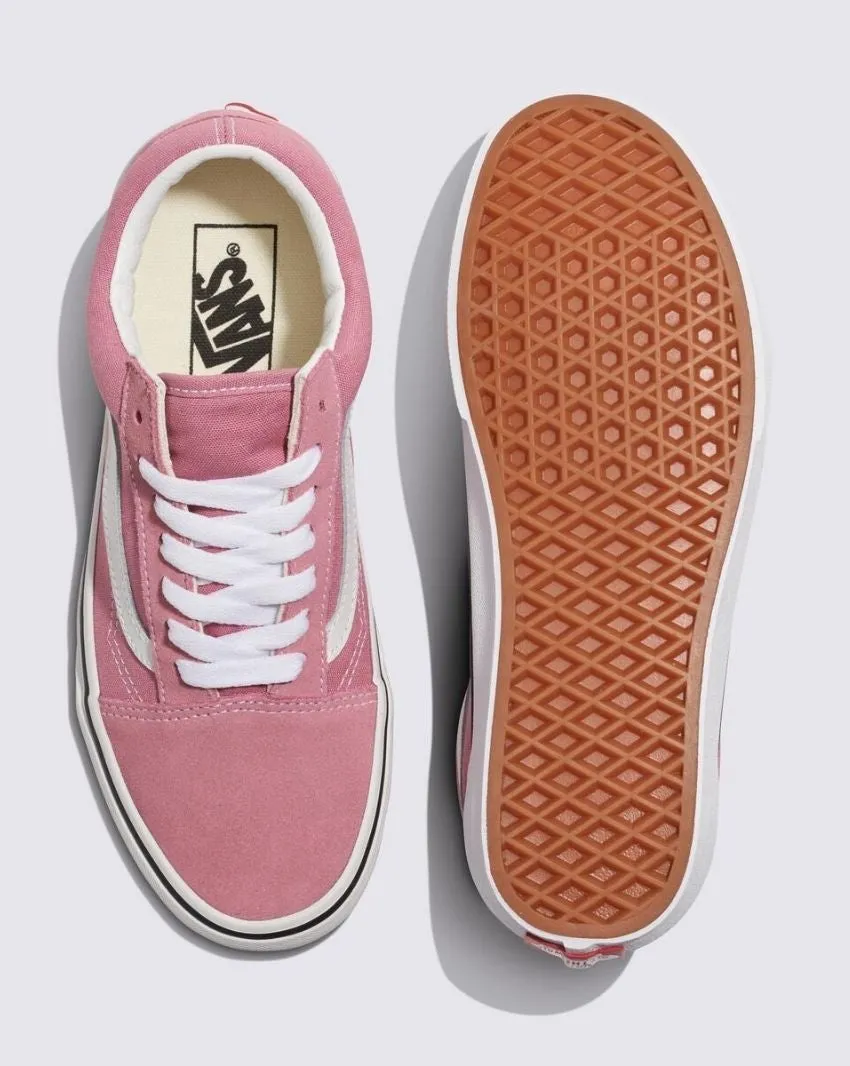 VANS MEN'S OLD SKOOL PINK SNEAKER SHOES