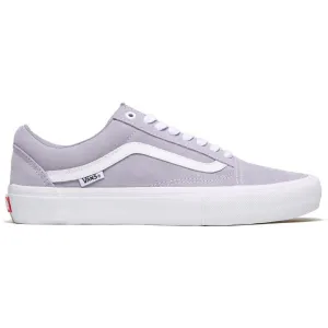 Vans Old Skool Pro (Lilac Gray/True White) Men's Skate Shoes