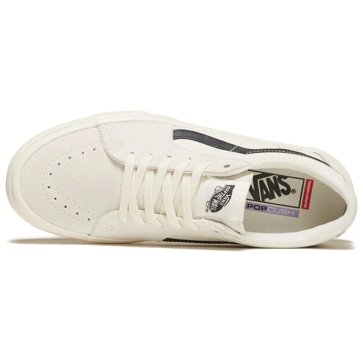 Vans Skate Sk8 Low Shoes - Marshmallow/Raven